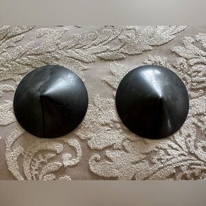 Black Latex Nipple Pasties Cover Boudoir Accessories